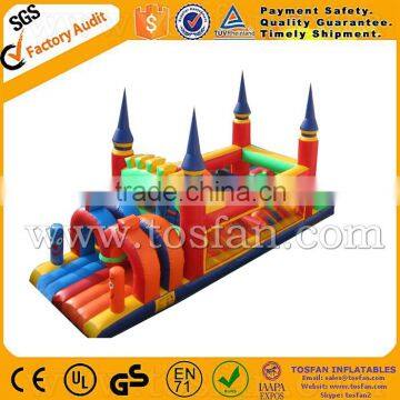 Cheap inflatable trampoline combo inflatable water obstacle course A5048