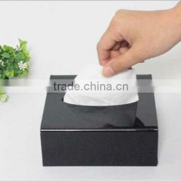 High quality black acrylic tissue holder