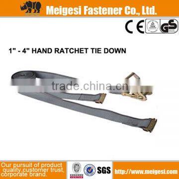 Belt Ratchet Tie Down With Buckle And Hook
