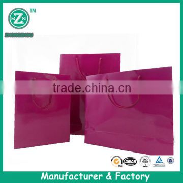Environmental friendly kraft paper bag Shopping Bag ,copper paper bag with paper handle