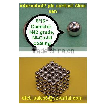 Amazing magnetizer Neodymium ball Diameter 8MM, magnetic balls