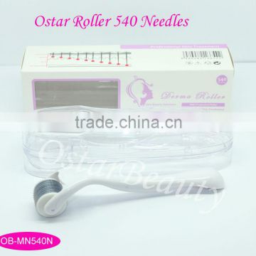 Face roller dermaroller with microneedle therapy system