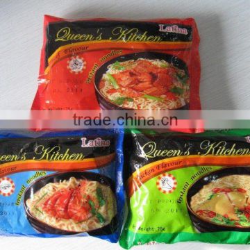 wheat flour instant noodles in bag