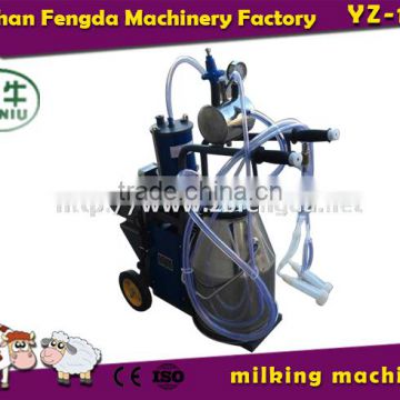 men milking machine