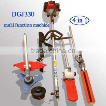 4 in 1 gasoline 33cc multifunction tools brush cutter / chainsaw