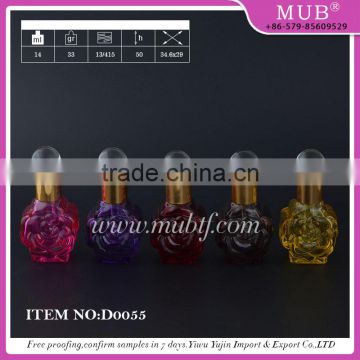D0055 roll bottle glass bottle aluminum perfume bottle wholesale