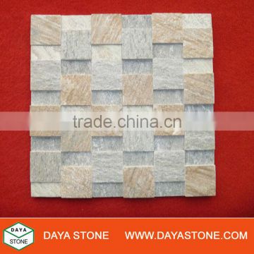 Natural stone stagger mosaic tile