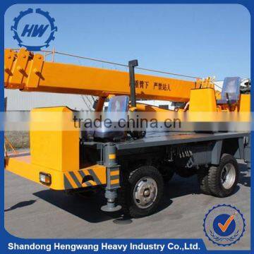 Small Size Crane 4 Ton With Self Made Chassis HWZG-Z4