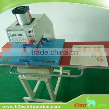 pneumatic embossing machine heat press double station for garment