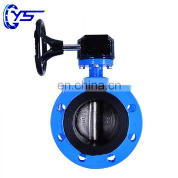 Soft Sealing Hard Sealing Manual Butterfly Valve With Worm Gear For Project