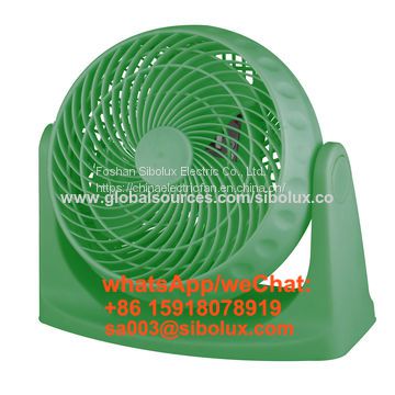 8 INCH plastic box fan with 360-degree rotary louver