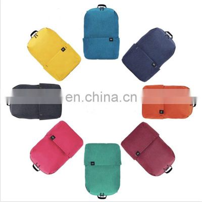 Wholesale Original Xiaomi Colorful Small Backpack 10L 8 Colors Leisure Sports Bags Mini Backpack
