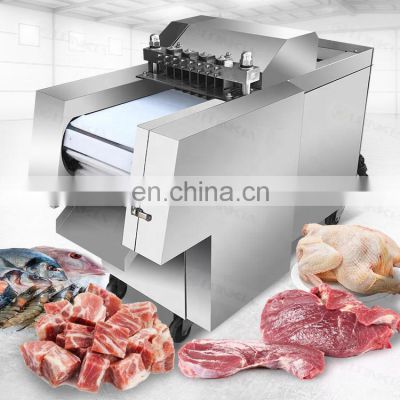 Frozen Pork Cube Cutting Machine/Frozen Fish Chicken Beef Cube Dicng and Cutting Machine