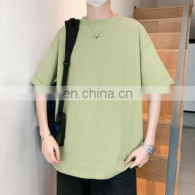 2021 Fashion Wholesale 100% Cotton Tshirts Casual Oversized T Shirt For Men
