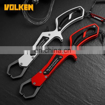 New Outdoor Fishing Tool Snout Controller Stainless Steel Camping Fishing Tongs with Safety Buckle