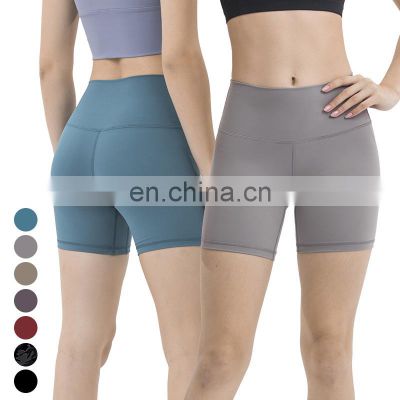 Wholesale Blank Custom Logo Sports Wear High Waisted Workout Gym Running Booty Women's Shorts