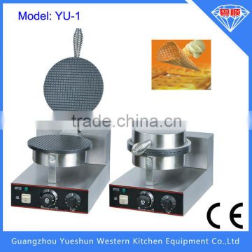 china factory Hot selling single plate electric waffle cone making machine waffle maker
