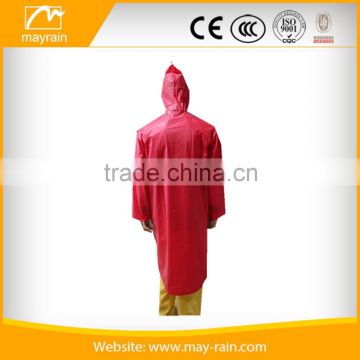Cheap Adult Long Size PVC Raincoat Manufacturer