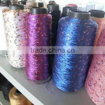 polyester sequins yarn