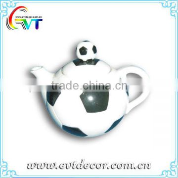 Football Shaped Ceramic Teapot