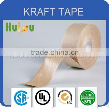 Factory supply printing logo heat kraft paper tape custom