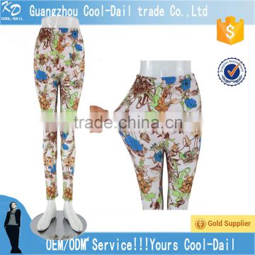 factory directly floral print running jogging leggings for women