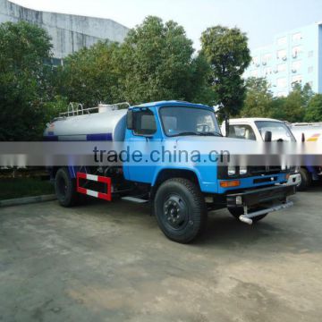 7000 liters water tank truck, 7000 liters food water wagon, 7000 liters water delivery truck, water spraying truck,