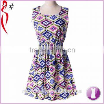 Sexy lady woolen party dress for summer