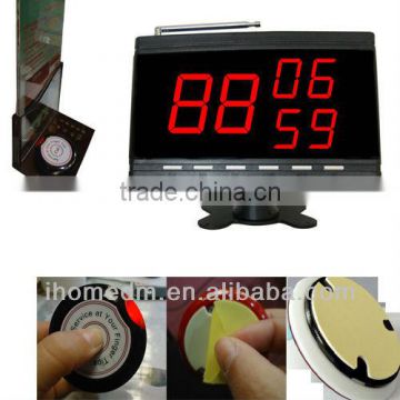 waiter pager with double-sided adhesive wireless calling system