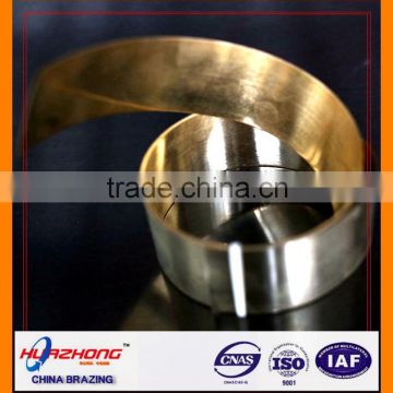 Nickel based quality copper amorphous solder strip manufacturing