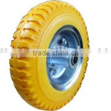 Flat free wheel / Pu foam wheel & tire (2.50-4)