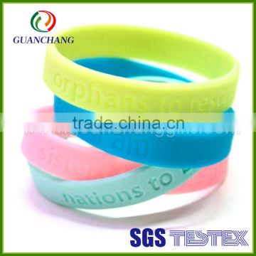 Manufacturer bar code silicone wristbands vinyl for men