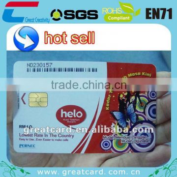 CMYK offset printing contact ic card with international standard