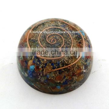 Chakra Orgone Dome / Paper Weight