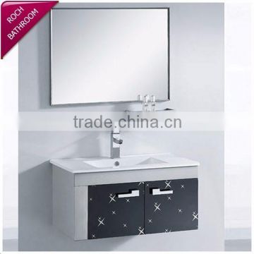ROCH 731 Low Price Waterproof Stainless Steel Cabinet Bathroom Latest Furniture Designs