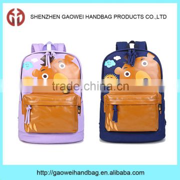 Lovely bear School Bag;Korean Style School Backpack;Lovely Style Cute Teenage Girl School Bags