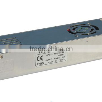 400w constant voltage12v indoor led power supply with input 170-240v