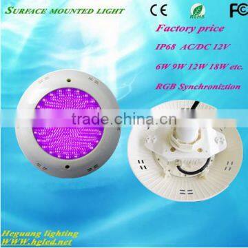 IP68 RGB 18W New LED Swimming Vinyl Pool Light for Different Pool / vinyl pool