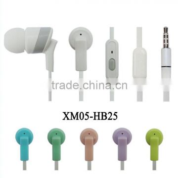 New trend product good bass plastic in-ear stereo earphones