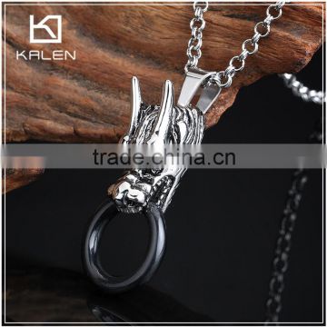 Guangzhou top quality meaningful stainless steel pendant necklace