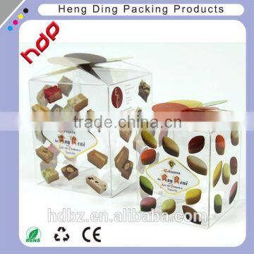 Food grade material!customized transparent plastic pvc box cupcake Packaging