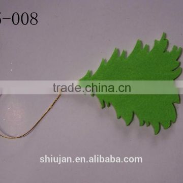 Laser cut felt /cotton decoration with string