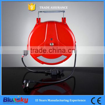 Wall-mounted automatic retractable small cable reel/portable electric wire hose reel