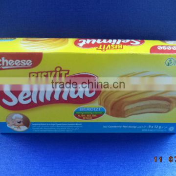 Sandwich Biscuit/ Cheese Cream Sandwich Biscuit 9x2Gr FMCG products