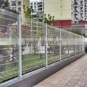 welded wire mesh fence panels in 6 gauge with curve