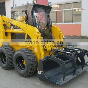 grapple bucket for skid loaders