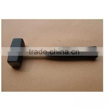steel forged stone hammer with steel handle