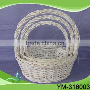 Decorative Wicker Wall Baskets,3-tiers Fruit Basket
