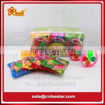 Fruity Flavor Clover Hard Candy / Windmill Lollipop