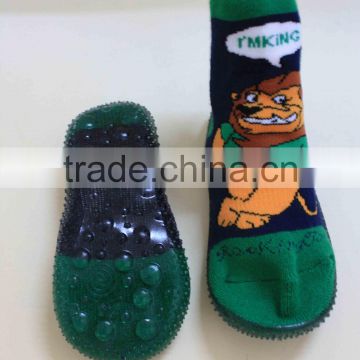 rubber sole socks for kids